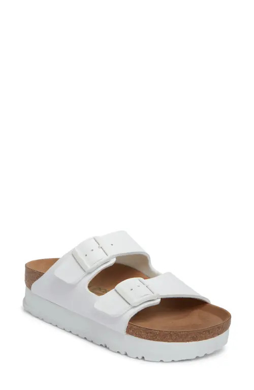 Birkenstock Arizona Platform Slide Sandal Birkenstock Sandals Birkenstock Outfit Ideas Outfit Inspo | Nordstrom