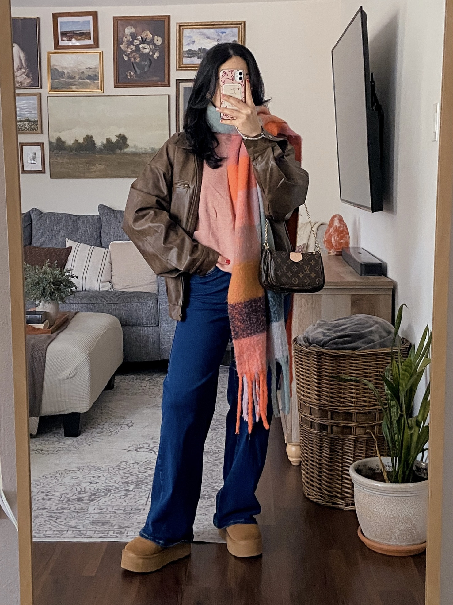 cozy winter outfit of the day 🤎🍂🐻 brown faux leather bomber jacket, faux leather bomber outfit ideas, ways to style a bomber jacket, brown jacket outfit inspo, casual bomber jacket outfits, elevated casual outfit ideas, fall jacket styling, winter layering outfits, everyday jacket looks, trendy outerwear styling, bomber jacket street style, casual chic outfits, relaxed everyday outfits, elevated casual looks, neutral outfit ideas, capsule wardrobe pieces, versatile jacket styling, how to style a bomber jacket, transitional outfits, pinterest inspired outfits, cool girl aesthetic, effortless chic style, minimal girl fashion, modern casual looks, cozy chic outfits, fashion content creator, everyday outfit inspo, fall outfit ideas pinterest, winter outfit inspo, neutral fashion inspo, layering outfit ideas, casual outfit ideas, trendy outerwear looks, fashion pin ideas, winter outfit ideas, texas winter outfit ideas  

 #LTKdayinmylife #LTKgrwm #LTKootd