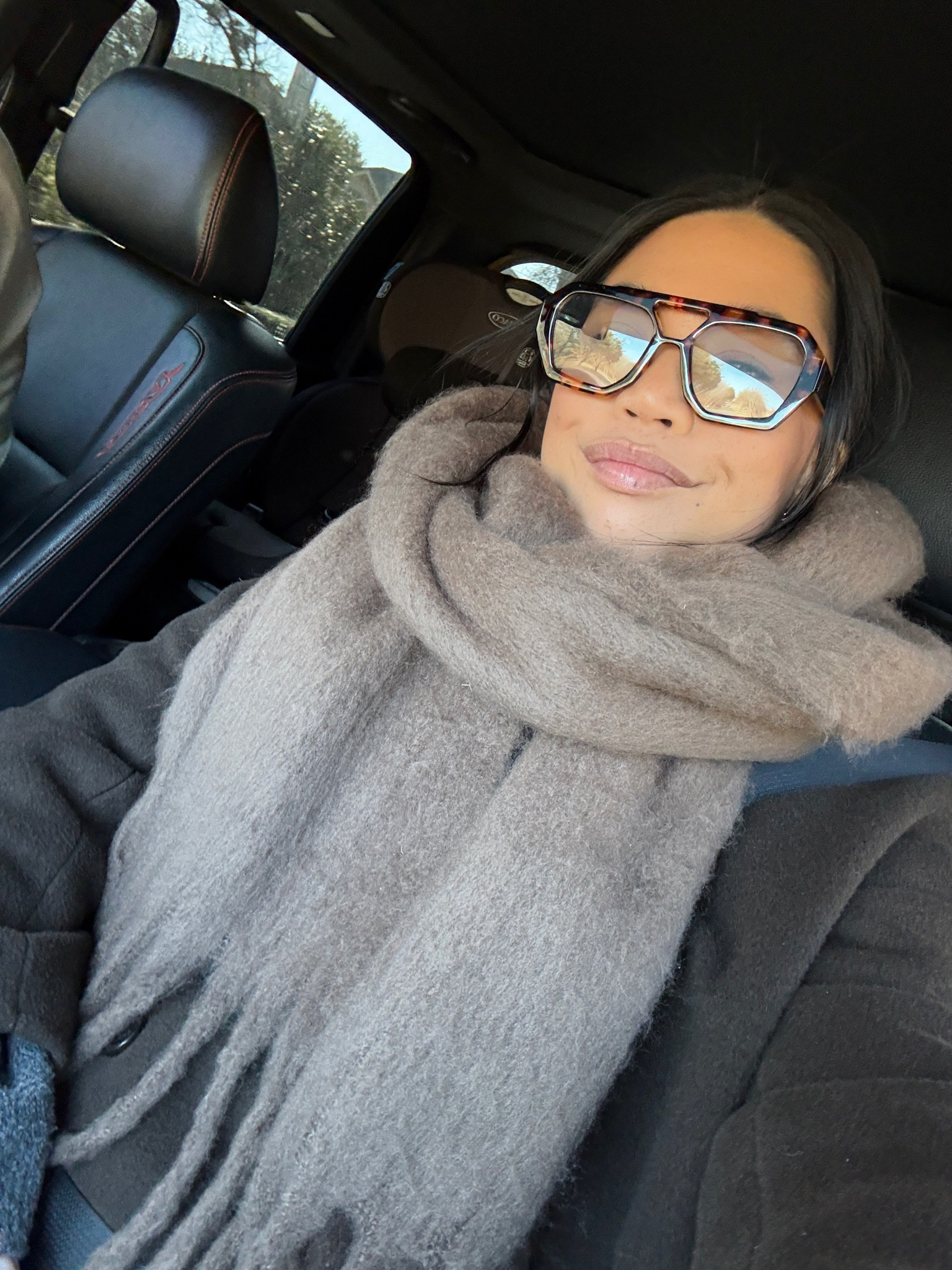 Amazon scarf and glasses! 
