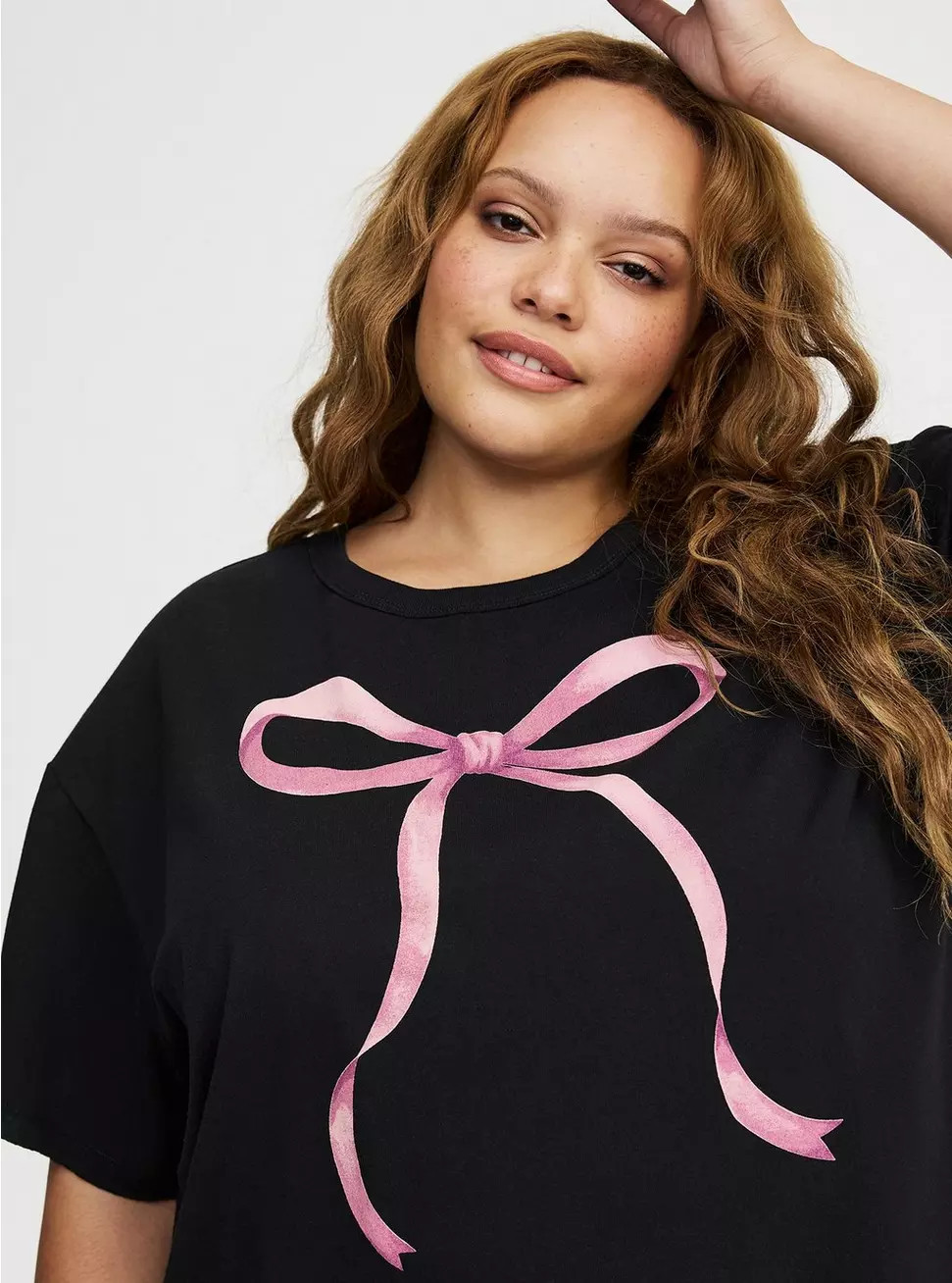 Relaxed Cotton Jersey Boxy Tee | Torrid (US & Canada)