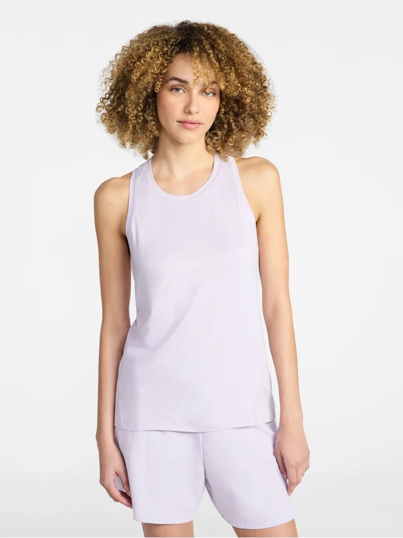 Athletic Works Women's and Women's Plus ButterCore Racerback Tank Top, Sizes XS-4X | Walmart (US)