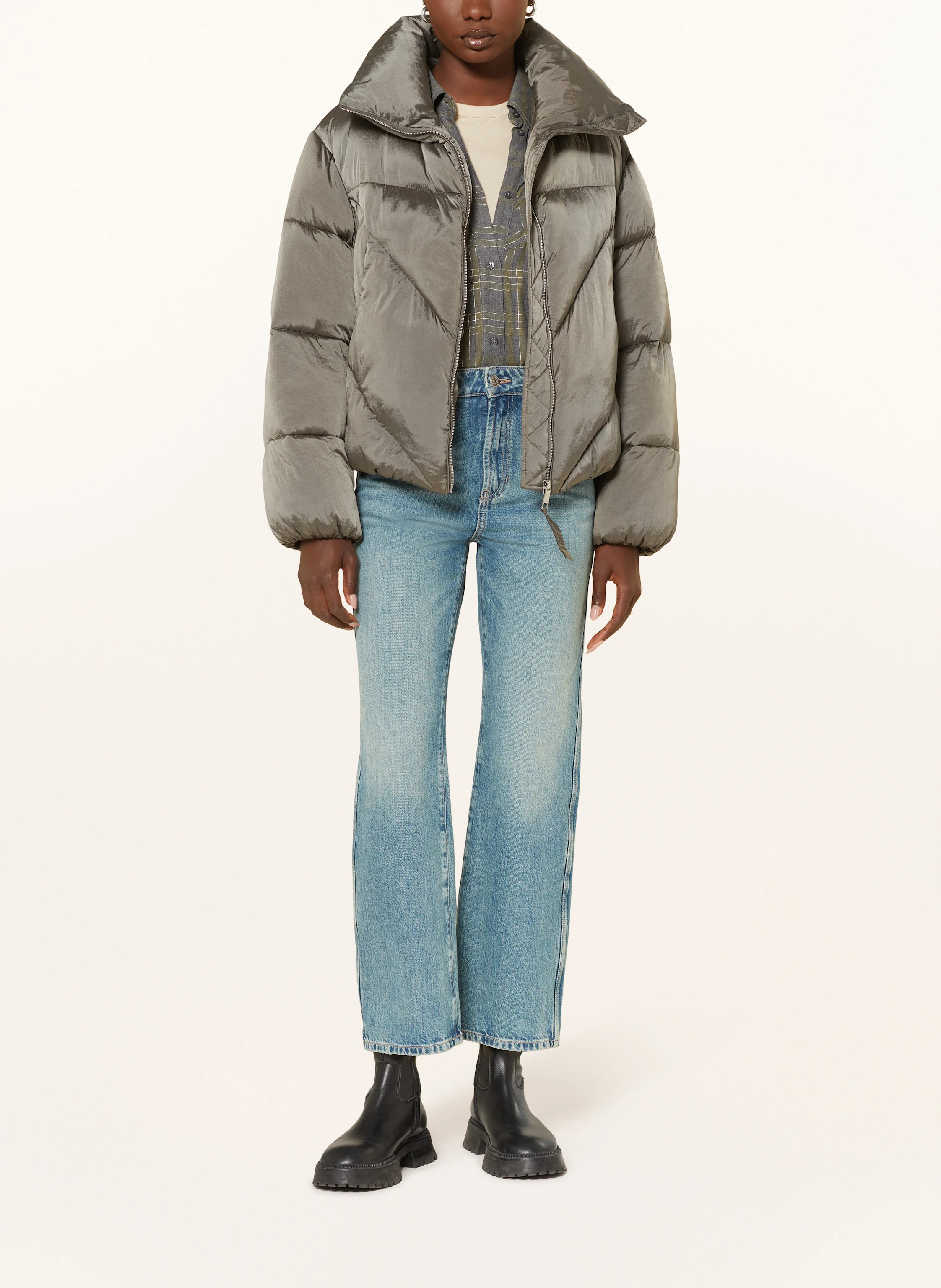 BOSS Steppjacke PADILENA in khaki | Breuninger (DACH)