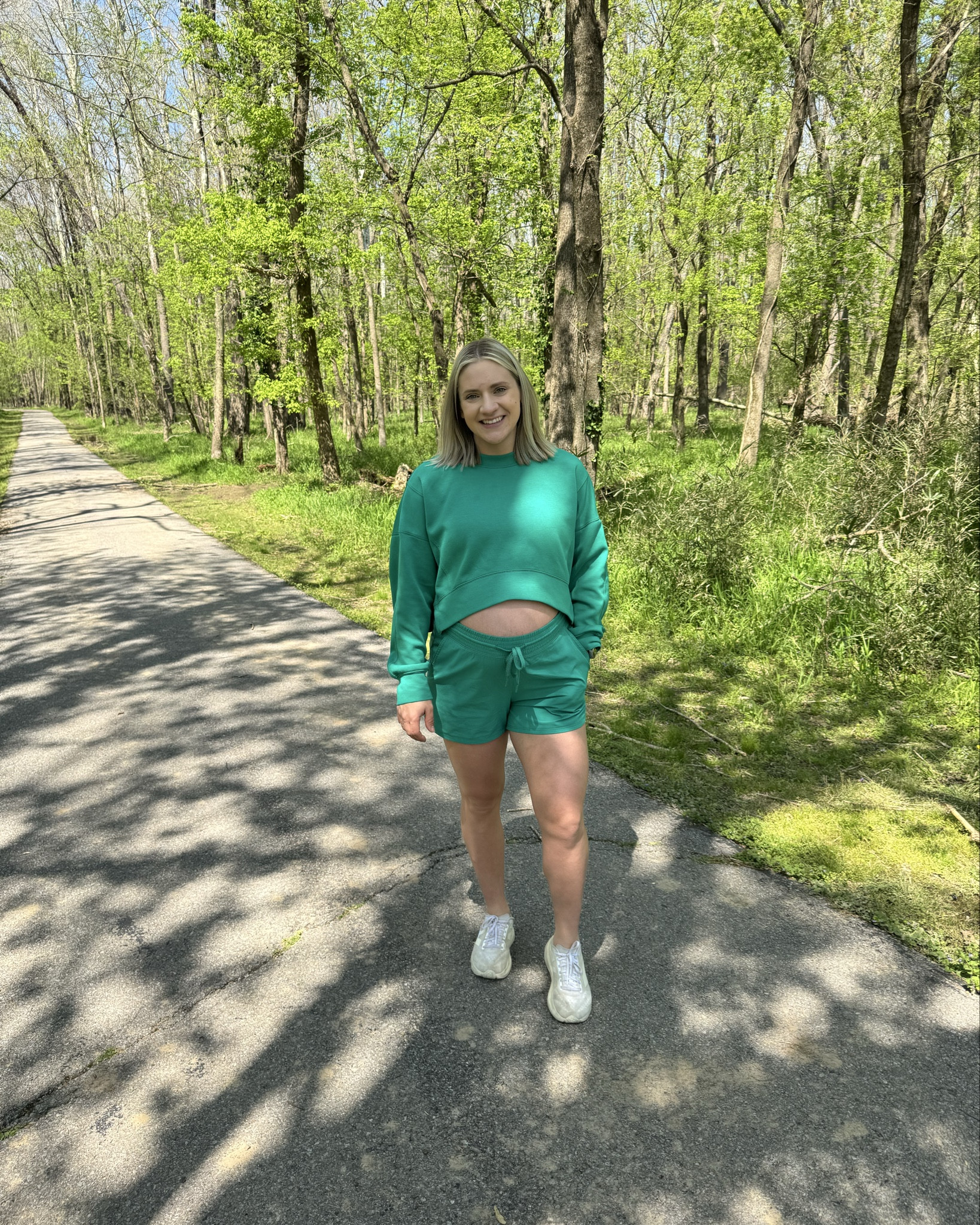 This is 36 weeks 💕❤️💕 Doing what I can to stay active because I promised that to myself! 

#LTKBaby #LTKBump #LTKMidsize