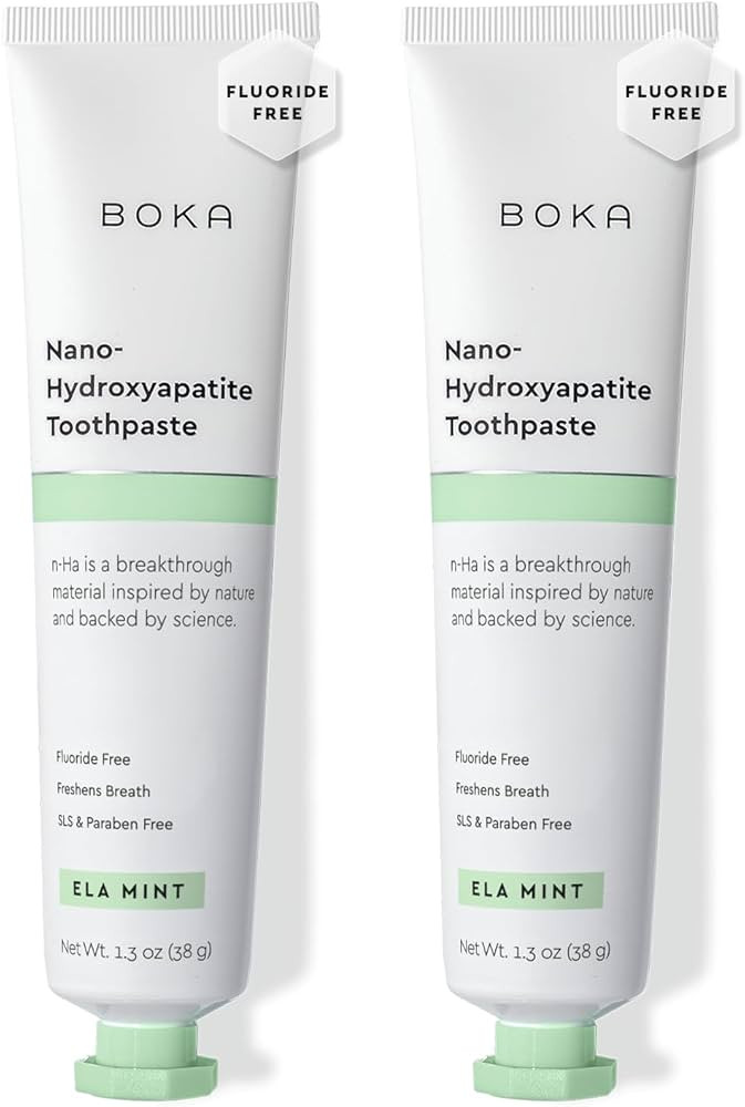 Boka Fluoride Free Toothpaste, Nano Hydroxyapatite Toothpaste, Appropriate for Sensitive Teeth - ... | Amazon (US)