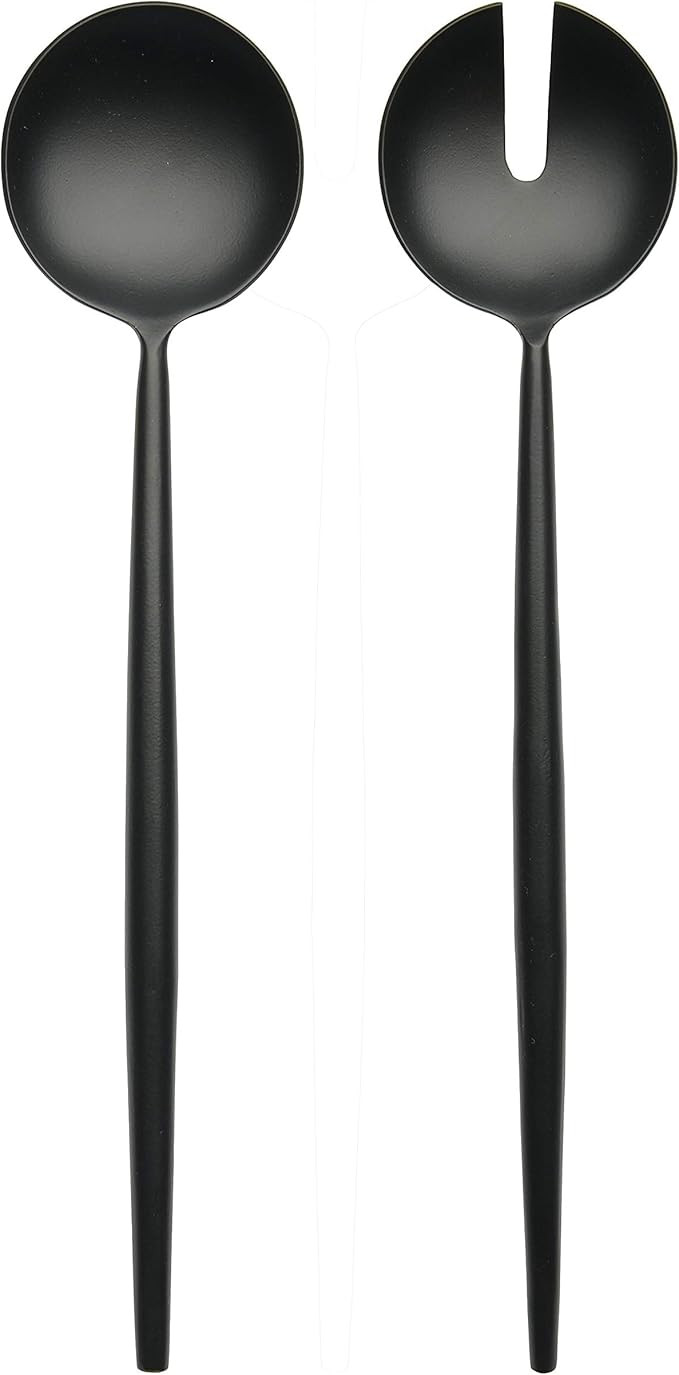 Bloomingville Black Stainless Steel Salad (Set of 2) Servers | Amazon (US)