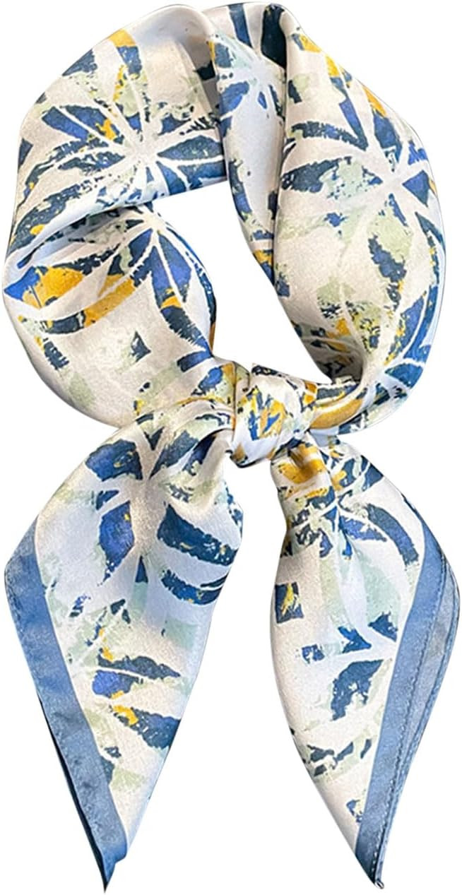 MEISEE 100% Pure Mulberry Silk Scarf 26" Square Scarf Neckerchief Headscarf Breathable Lightweigh... | Amazon (US)