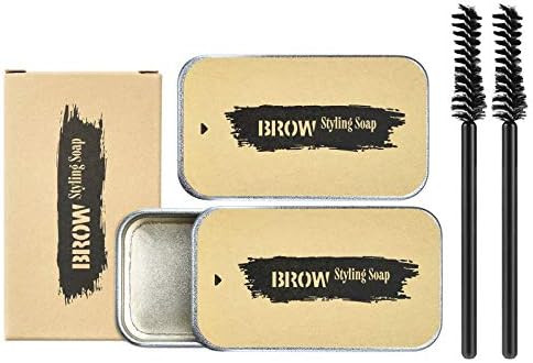 Ownest 2PCS Eyebrow Soap Kit,Brows Styling Soap,Long Lasting Waterproof Smudge Proof Eyebrow Styl... | Amazon (US)