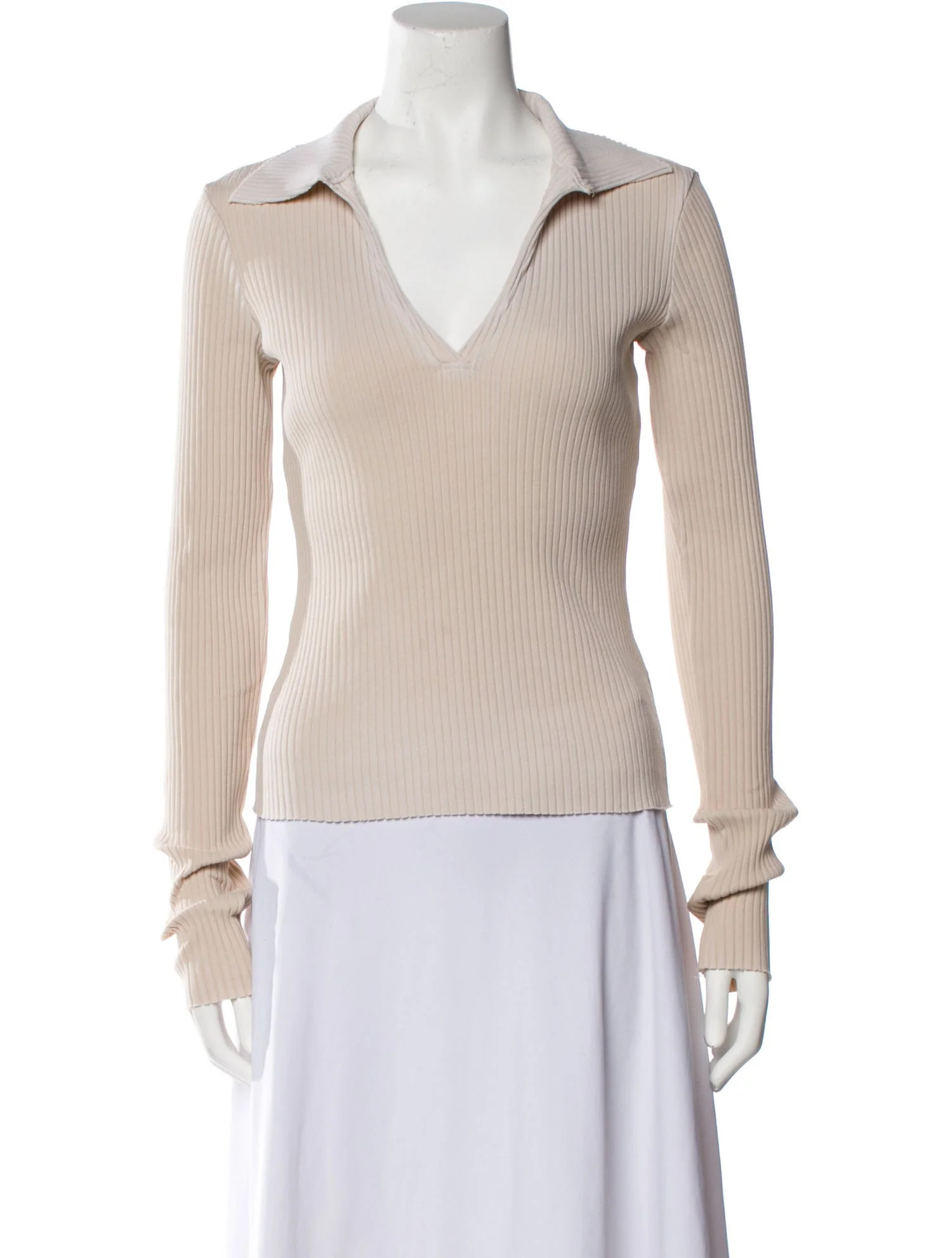 V-Neck Long Sleeve Top | The RealReal
