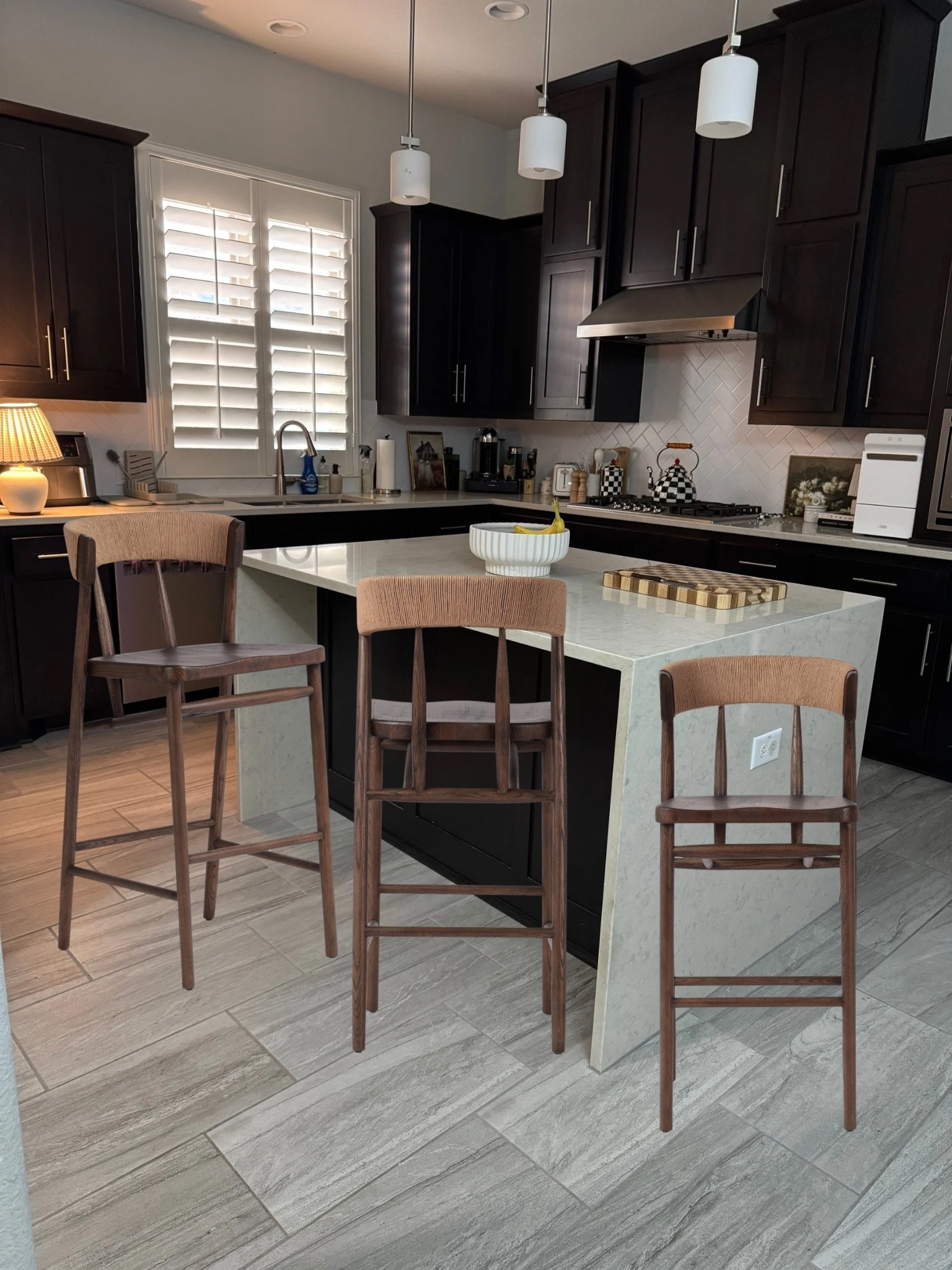 Pottery barn countertop stools 


#LTKHome