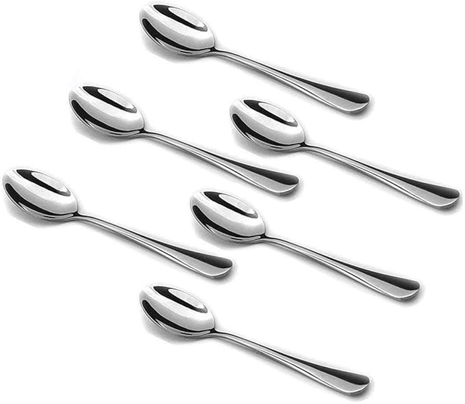 Demitasse Espresso Spoons, Mini Coffee Spoon, 4.7 Inches Stainless Steel Small Spoons for Dessert... | Amazon (US)