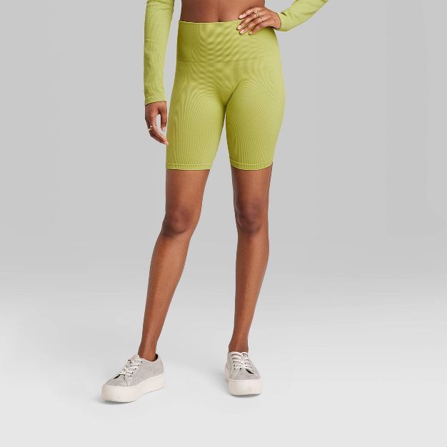 Women's High-Rise Seamless Bike Shorts - Wild Fable™ | Target