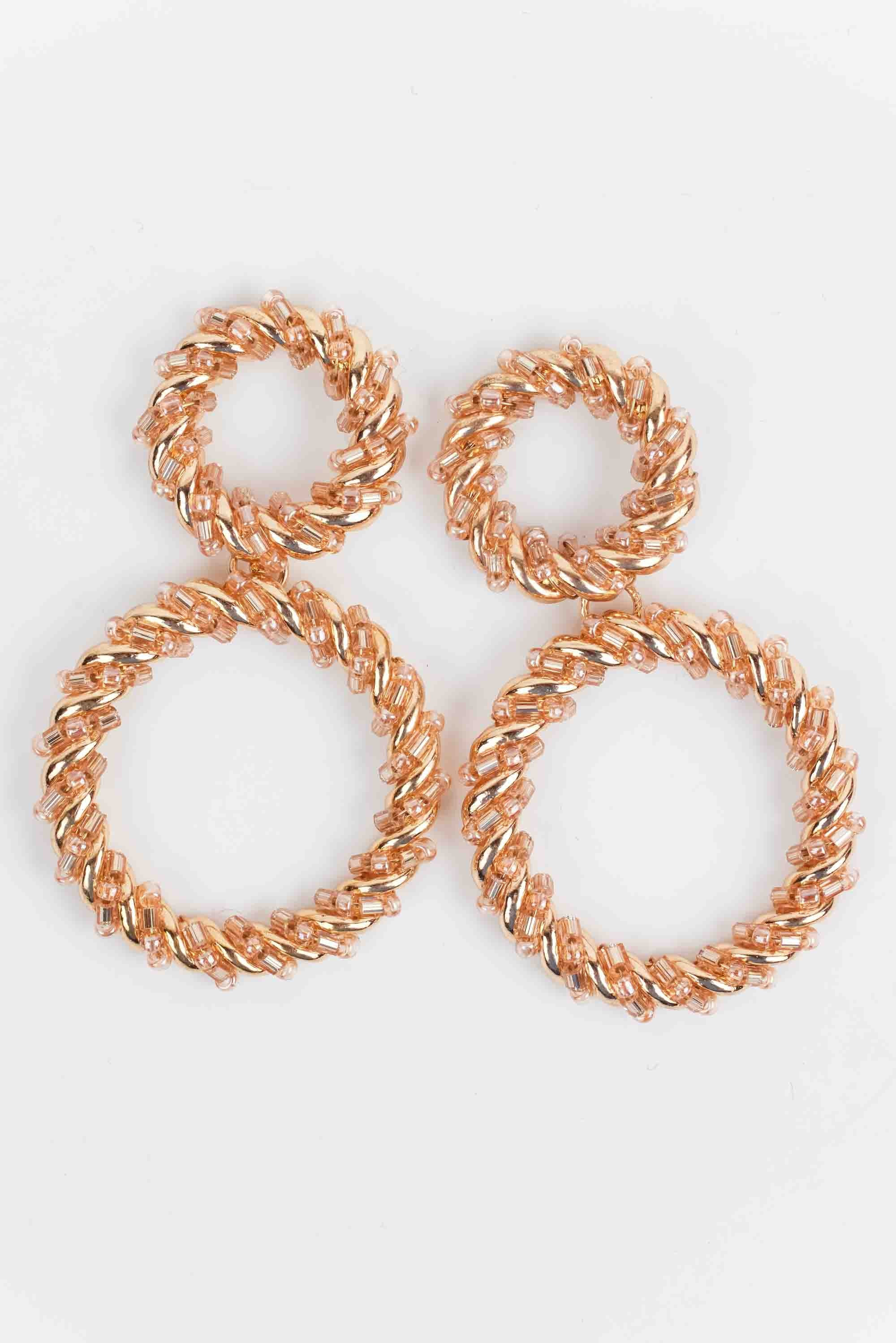 Audrey Earrings- Taupe | Avara