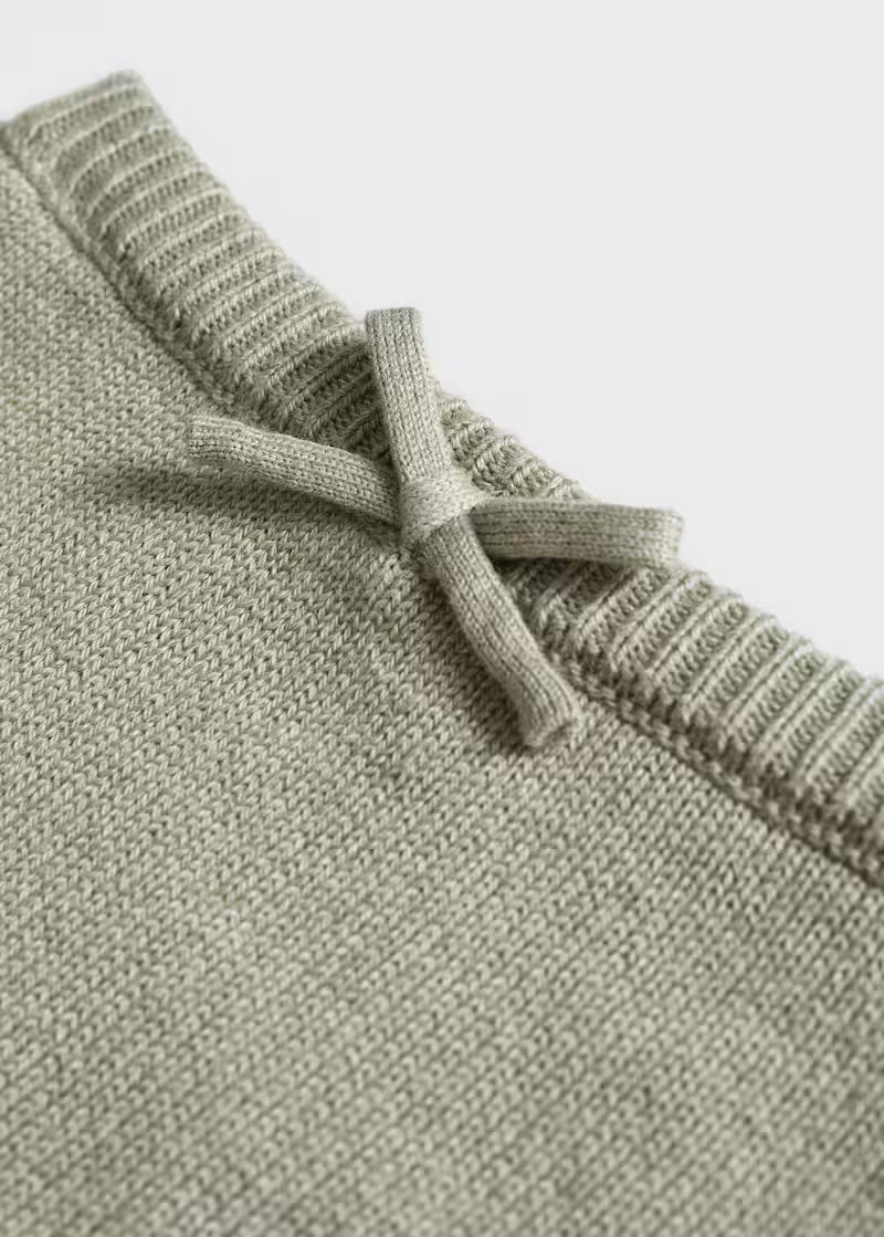 Knitted cotton short -  Girls | Mango Kids United Kingdom | MANGO (UK)