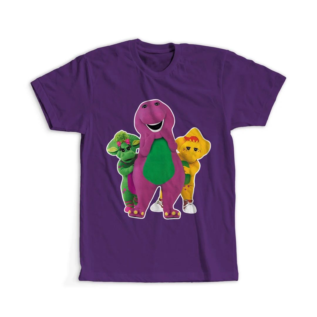 Barney the Dinosaur and Friends Trio Tshirt Adult Size - Etsy | Etsy (US)