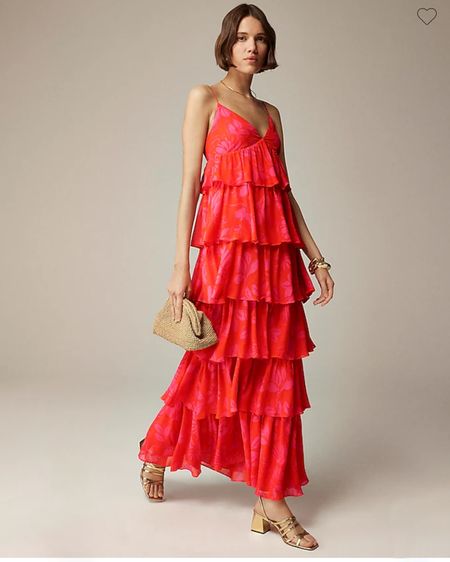 JCrew Collection ruffle-tier dress in chiffon

A very voluminous maxi dress with tiers upon tiers of fine, floaty chiffon and a V-neck to show off your favorite jewelry.

#LTKParties #LTKWedding #LTKStyleTip