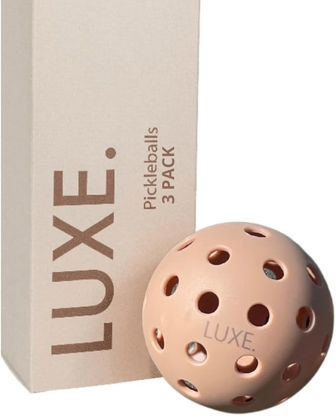 LUXE Pickleball Balls 3-Pack | Pink Outdoor Pickleball Balls | Cute & Aesthetic Pickleballs | Per... | Amazon (US)
