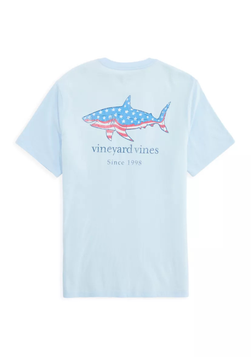 Men's Flag Shark Graphic T-Shirt | Belk