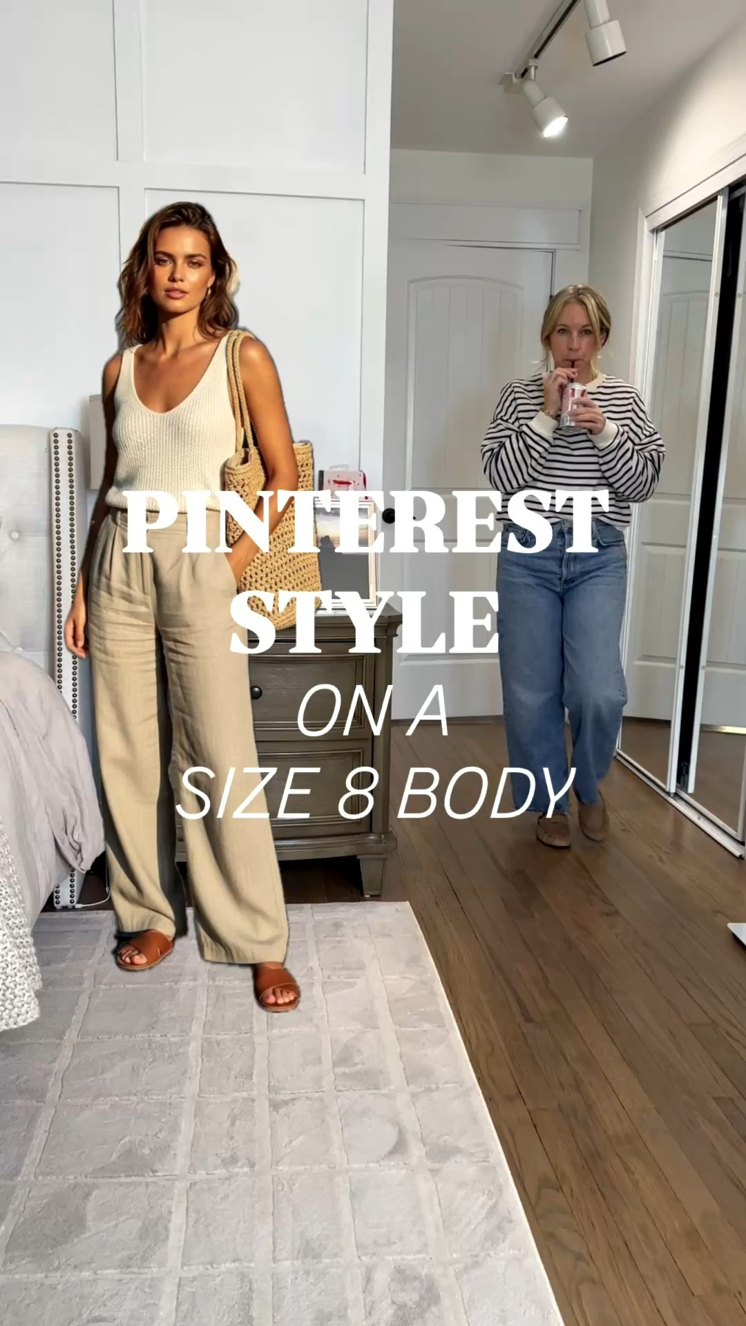 I love how mine came out tbh! Medium pants (the softest linen) and medium silky cami. So versatile! Medium sweatshirt and tank and 29 regular jeans from the opening shot. Tts shoes too. My pants are color khaki  

#LTKootd #LTKMidsize #LTKgrwm