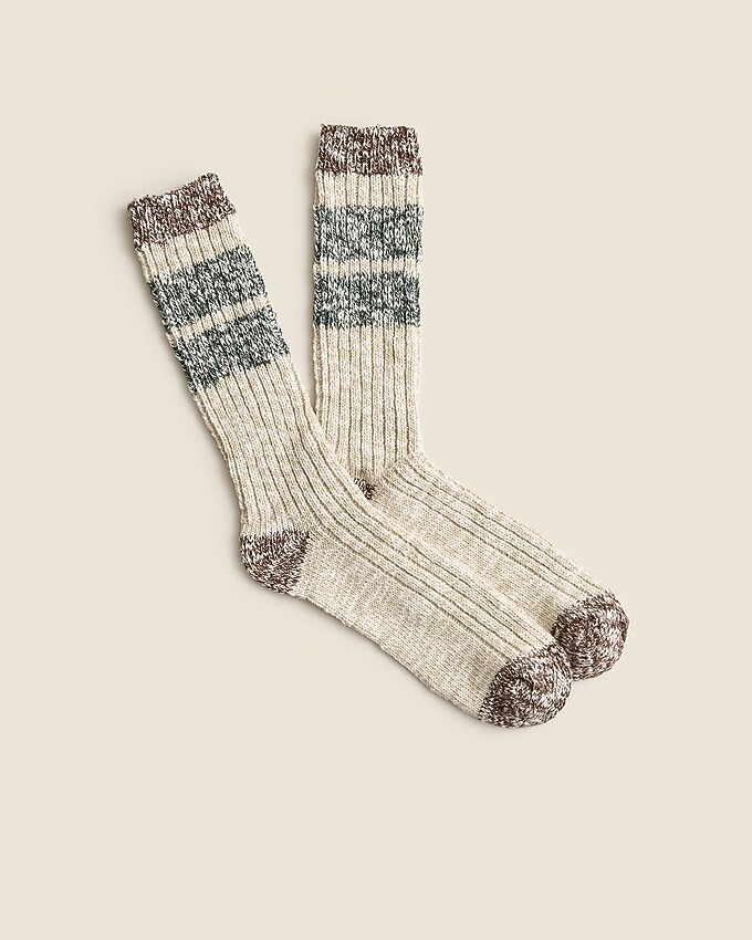 Lightweight slub camp socks | J. Crew US
