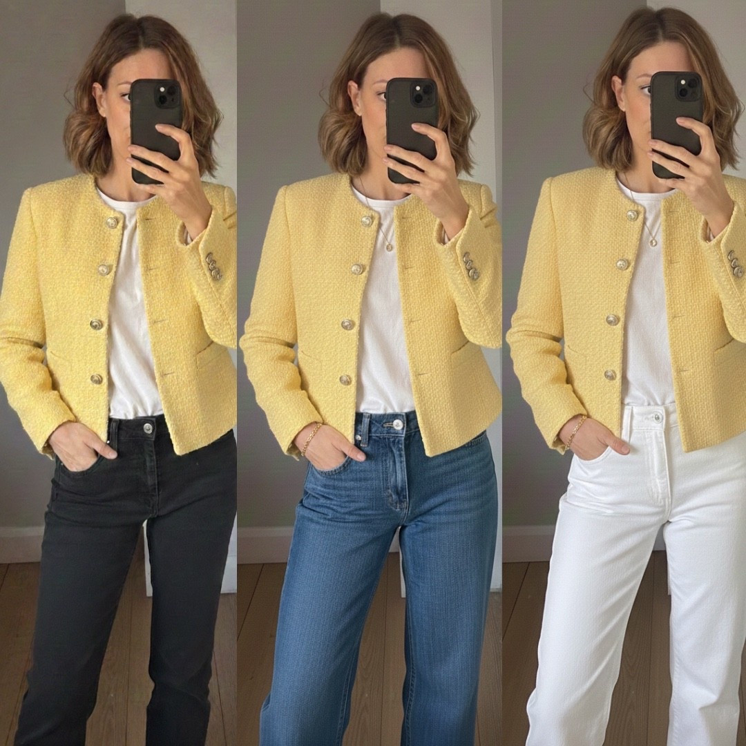 A spring jacket that can be worn with what ever jeans you have.

#LTKOver40