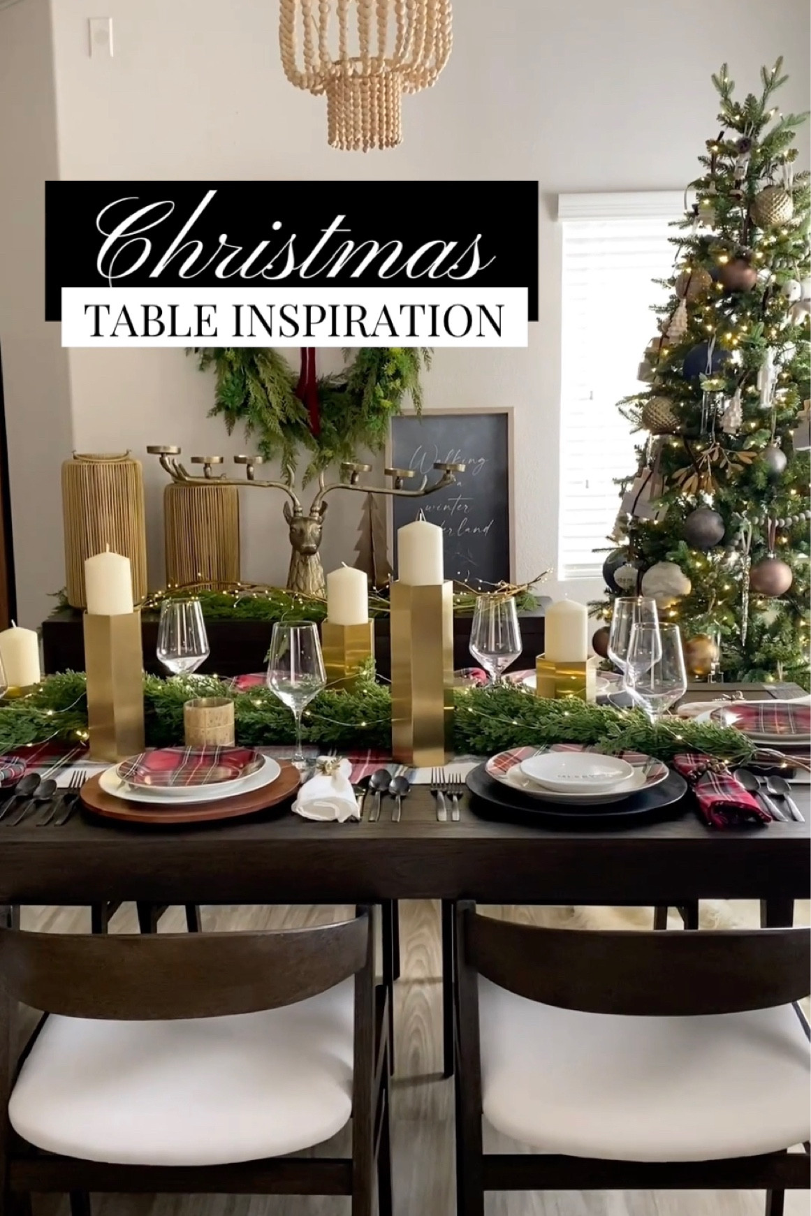 Small dining room transformed for a holiday feast🎄

Christmas decor, holiday home, wreath, garland, table setting, dishes, Christmas tree,  ornaments

#LTKhome #LTKHoliday