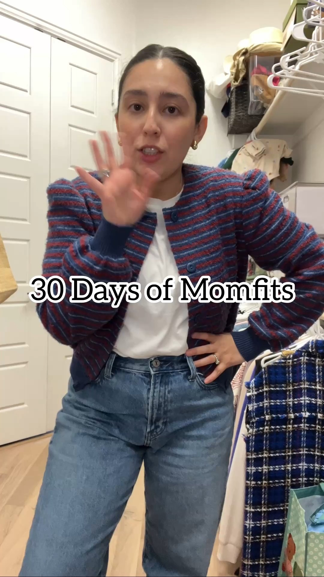 Starting a 30 days of momfits series! I’m happiest when I take the time to put together a stylish outfit so I’m challenging myself to get ready for 30 days straight. A cardigan and jeans is one of my go-to looks, I always spice it up with a fun pair of shoes. 

#momlife #casualoutfit #highlowstyle #comfycasual #everydaystyle #momstyle 

#LTKStyleTip #LTKPetite #LTKFindsUnder100