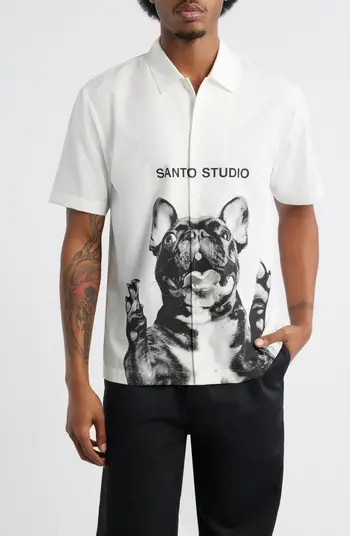 My Dawg Graphic Button-Up Shirt | Nordstrom