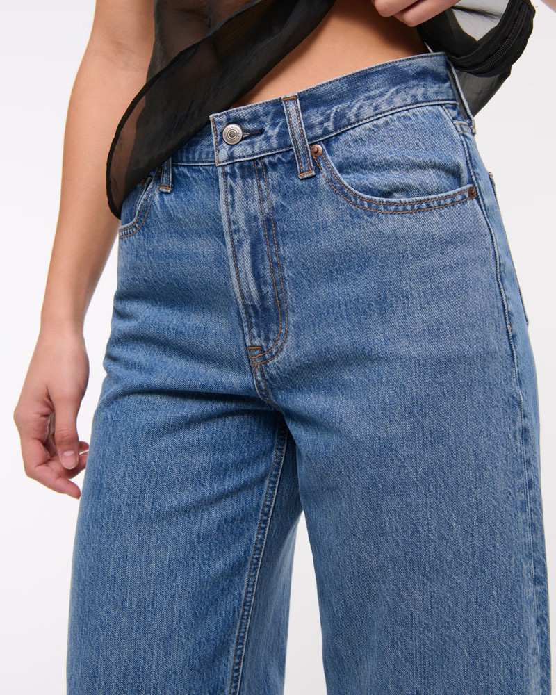 High Rise Wide Leg Jean | Abercrombie & Fitch (US)
