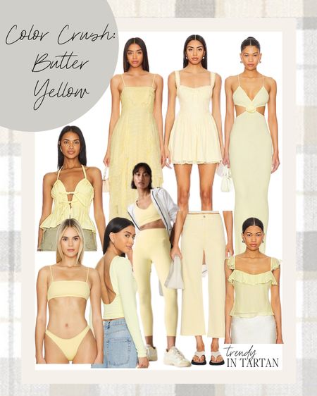 Color crush: butter yellow!

Midi dress, mini dress, spring dress, tank top, bikini, pants, workout set, open back top

#LTKSeasonal #LTKstyletip