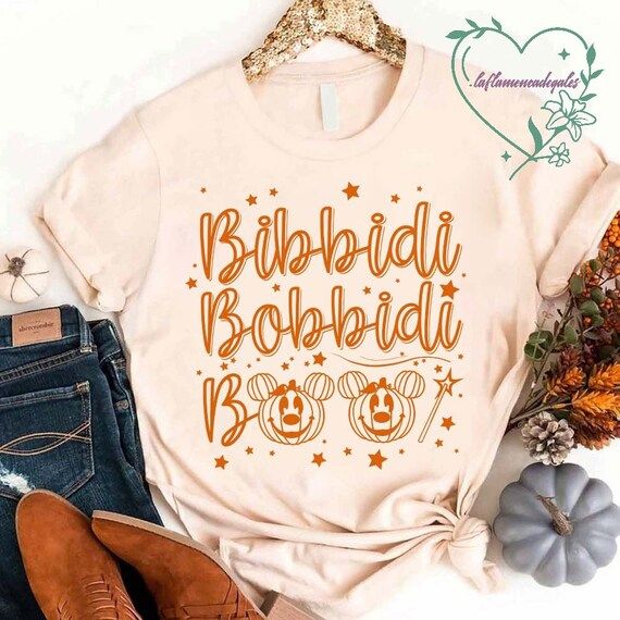 Bibbidi Bobbidi Boo Halloween Shirt Disney Princess Halloween - Etsy | Etsy (US)