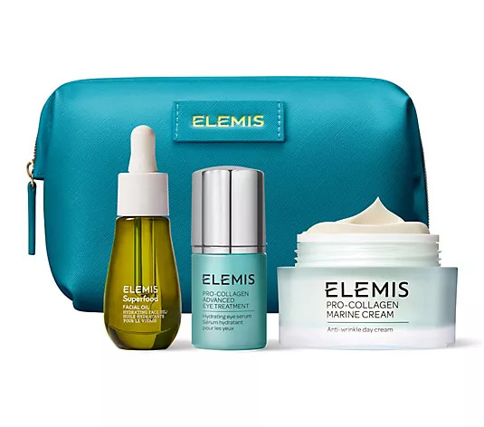 ELEMIS 10th Anniversary Pro -Collagen Beautiful Skin 3pc Set | QVC