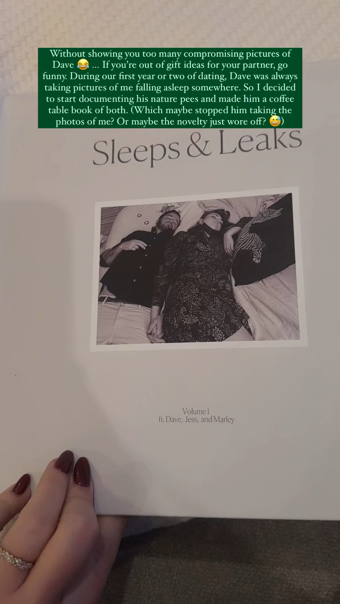 My favorite place to make hardcover photo albums is running a 20% off promotion with code SENDJOY 🎁 Makes for such a great holiday gift. Funny or sentimental!

#LTKHoliday #LTKGiftGuide #LTKWatchNow