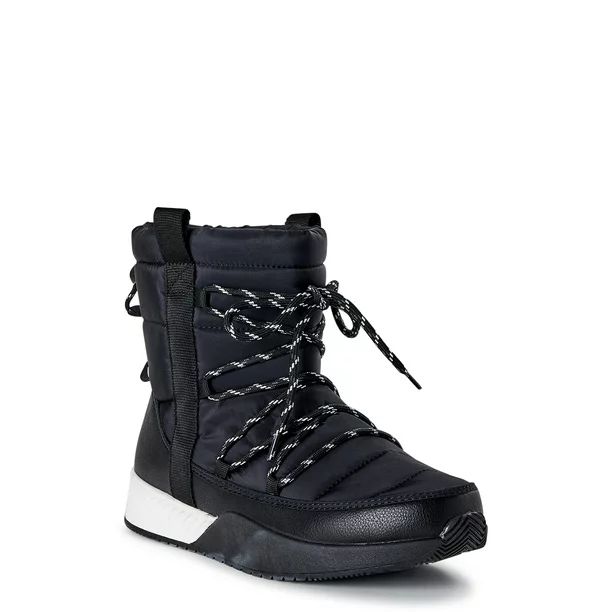 Time and Tru Women's Puffy Drawstring Winter Boots | Walmart (US)