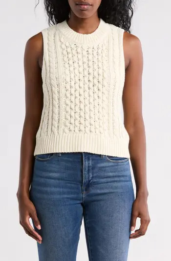Cable Knit Sweater Vest | Nordstrom Rack