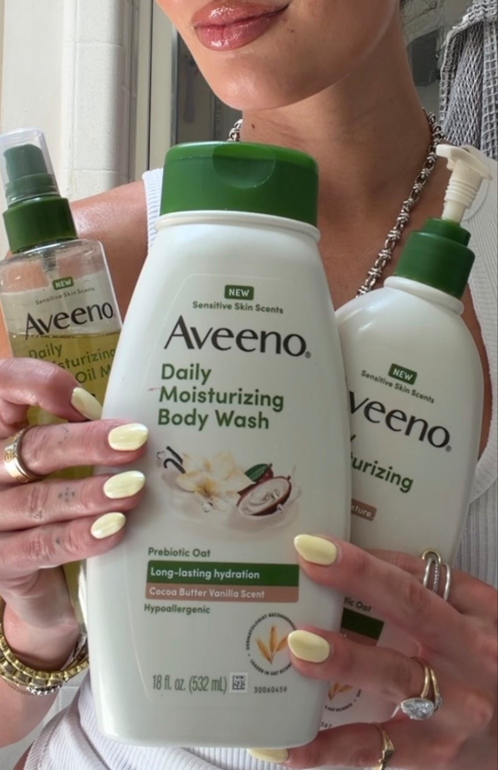 #Ad The sensitive skin approved bodycare routine for glowing, hydrated skin that smells like a dream… 🧼🤍🫧

✨The @Aveenous Daily Moisturizing Sensitive Skin Scents Collection 

#AveenoPartner #TargetPartner #Aveeno #StepIntoScent @Target