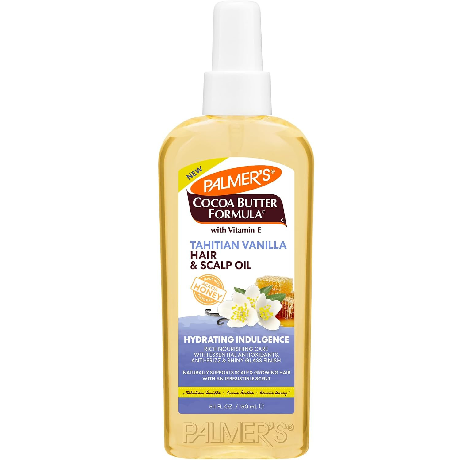 Palmer's Cocoa Butter Formula, Tahitian Vanilla Hair & Scalp Oil, (5.1 Fl Oz), Hydrating & Nouris... | Amazon (US)