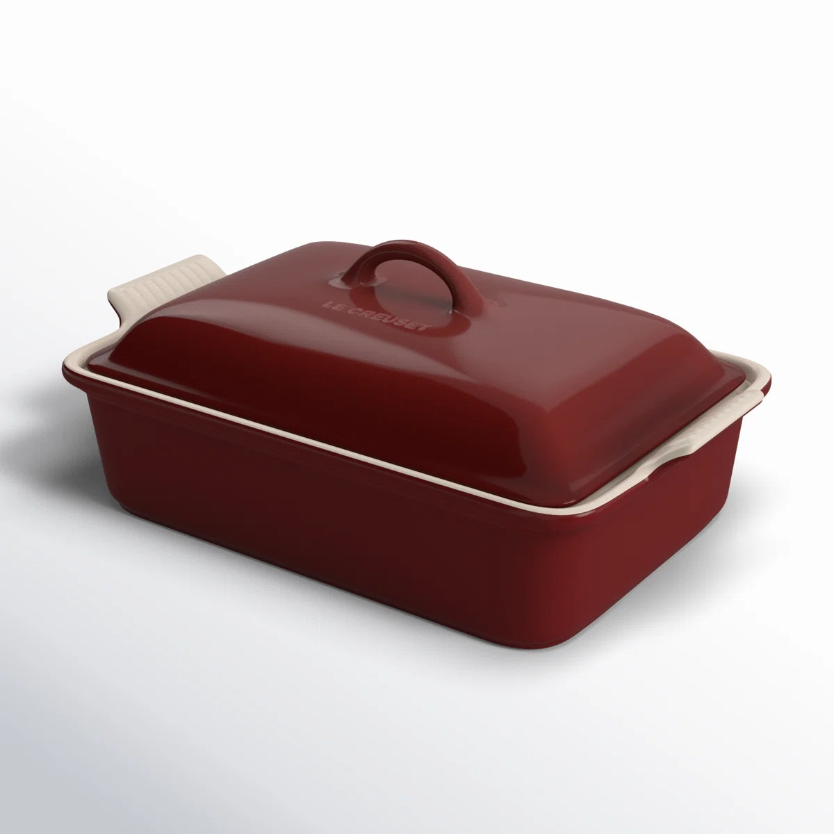 Le Creuset Heritage Stoneware 4 Qt. Rectangular Casserole with Lid | Wayfair North America