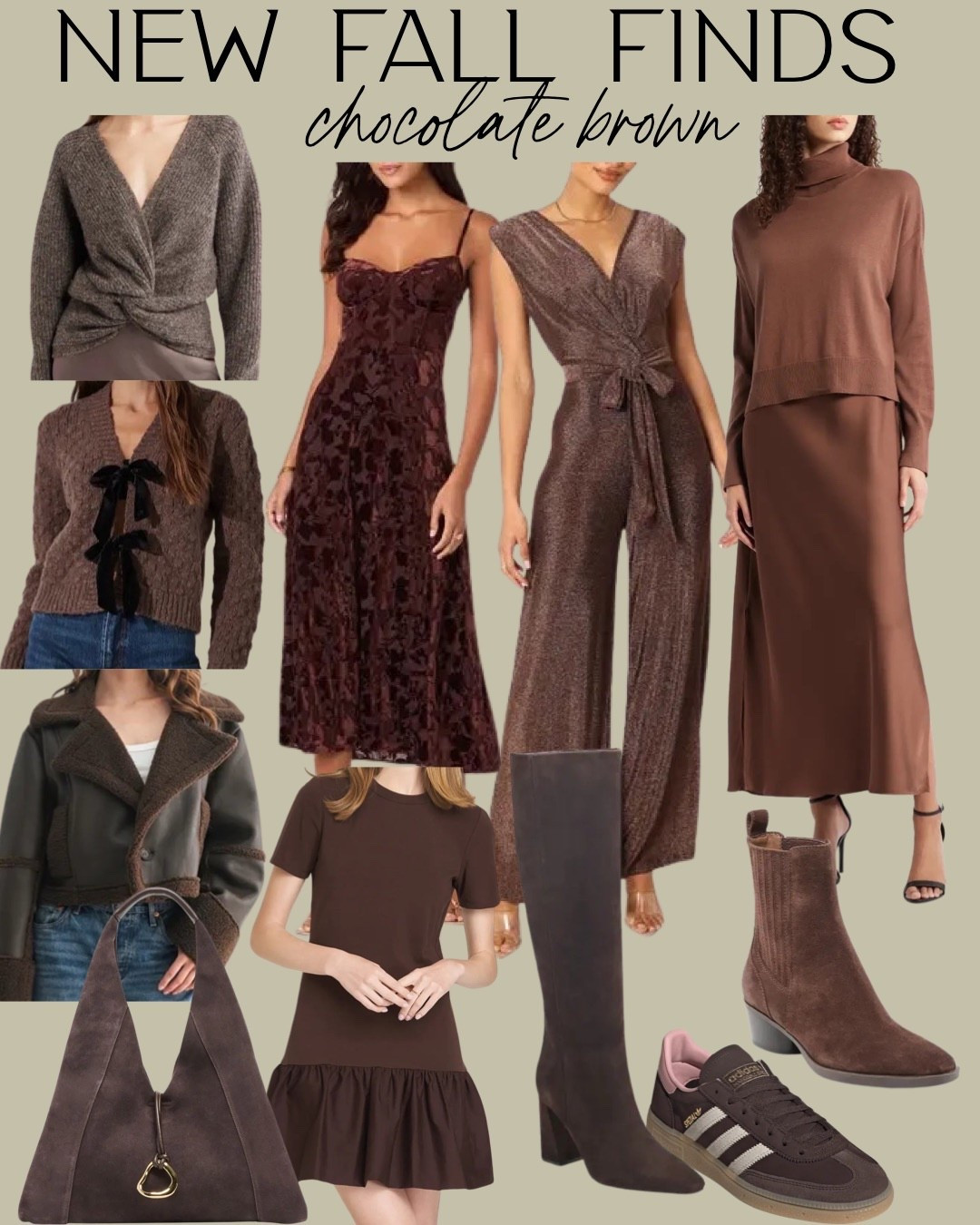 Chocolate brown new finds, Thanksgiving outfits, holiday outfits, fall outfit ideas 

#LTKFindsUnder100 #LTKFindsUnder50 #LTKPetite