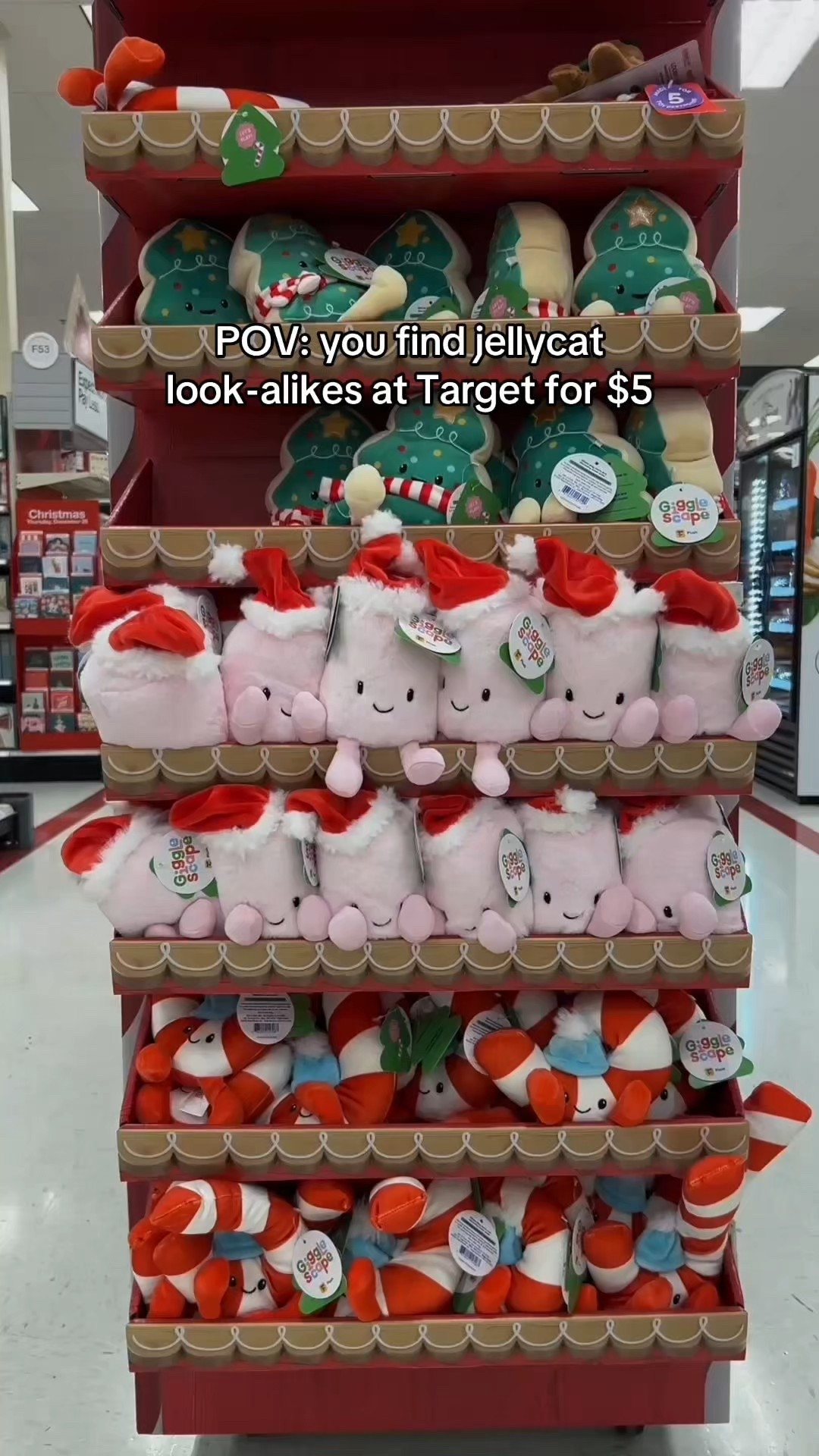 Jellycat look-alikes at Target!! 🥹🩷 

#jellycat #target #targetfinds #giftguide #stuffedanimal #plushie #toys #christmas #holiday #christmasgift 

#LTKSeasonal #LTKGiftGuide #LTKHome