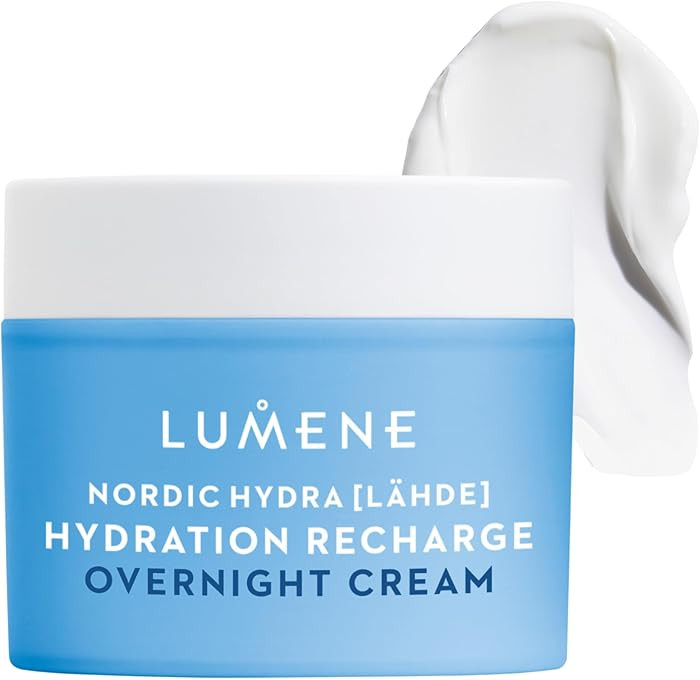 LUMENE Nordic Hydra [LÄHDE] Hydration Recharge Overnight Cream | Lightweight Face Moisturizer | ... | Amazon (UK)