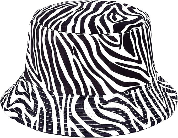 Animal Print Bucket Hat Novelty Pattern Sun Hats Reversible Packable Fishing Cap for Women, Men | Amazon (US)