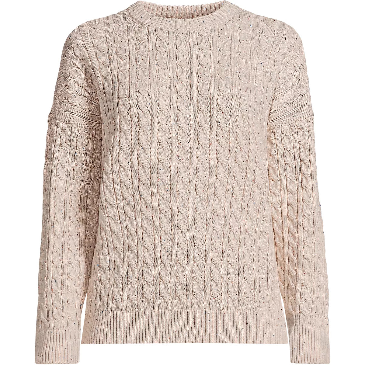 Women's Drifter Classic Cable Sweater | Lands' End (US)