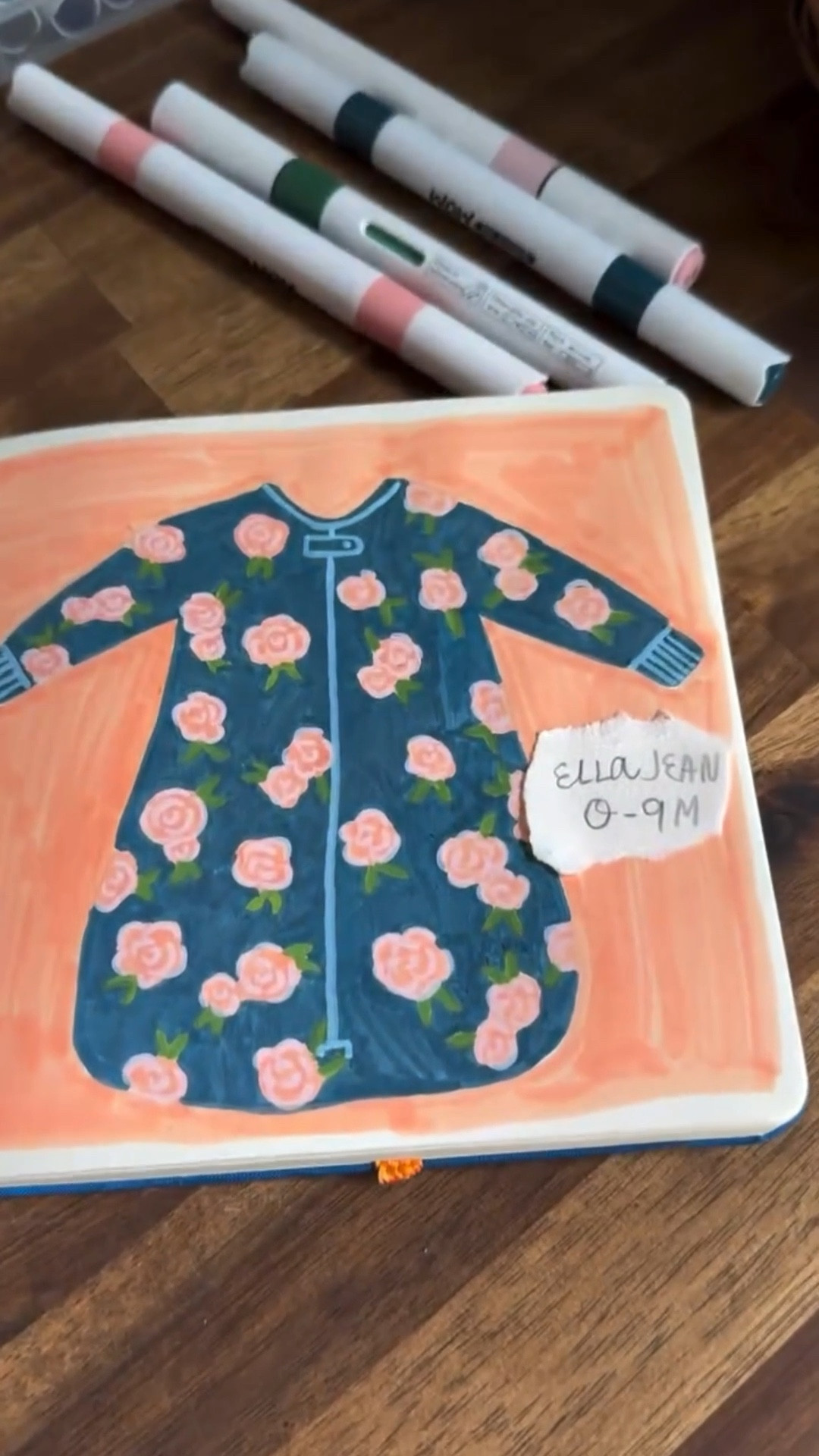 Painting her little fleece sleep sack hit me hard. My favorite was when I’d wake her up in the morning. All snuggly in her fleece pjs and she had messy hair like baby grinch. She was so happy and smiley 🥹 Memories I’ll never forget and will always hold dear to my heart 💛

#toddlermom #precious #painting #momlife #sketchbook
