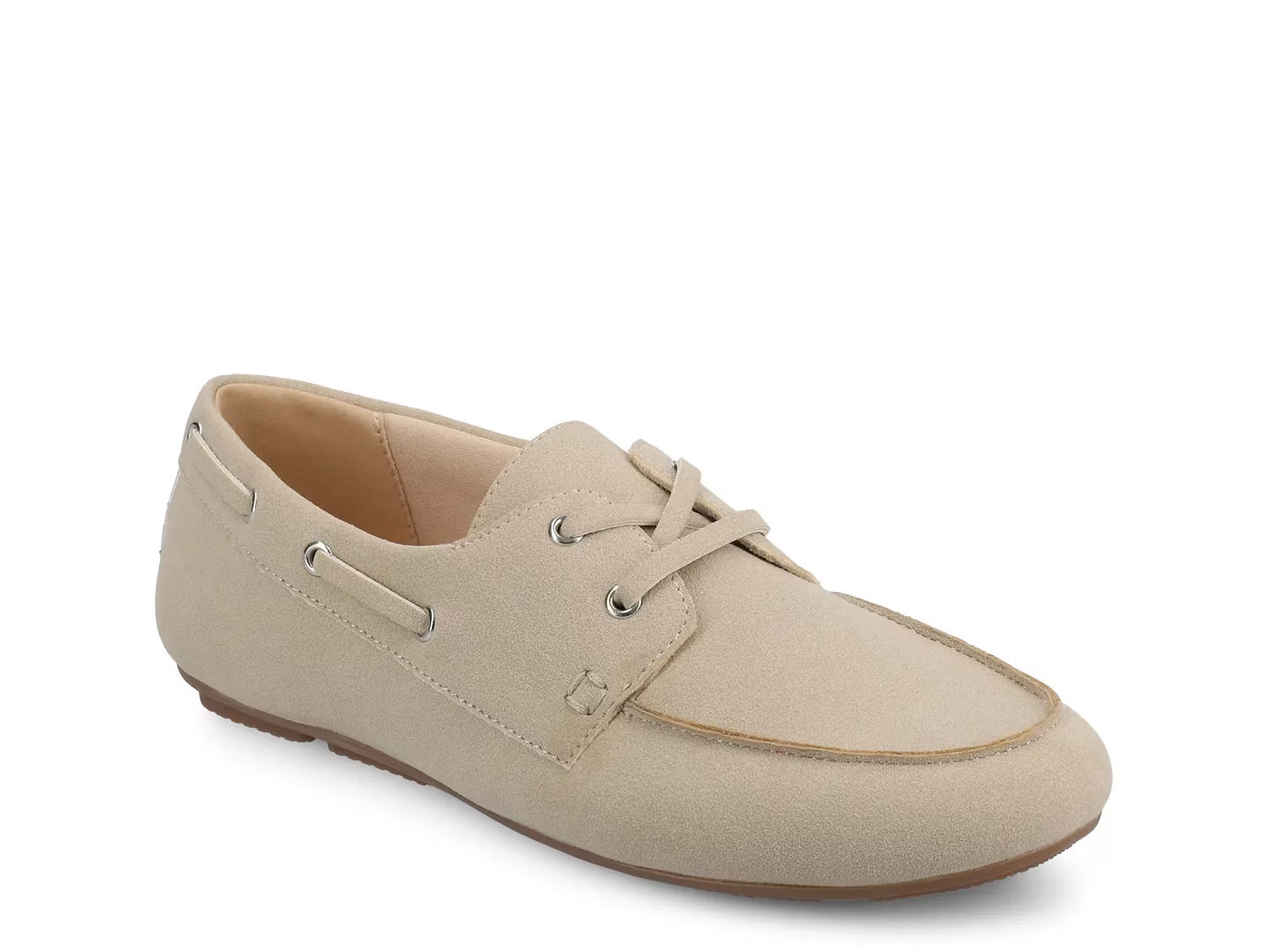 Journee Naomi Boat Shoe | Women's | Stone | Size 9.5 | Boat Shoes | DSW