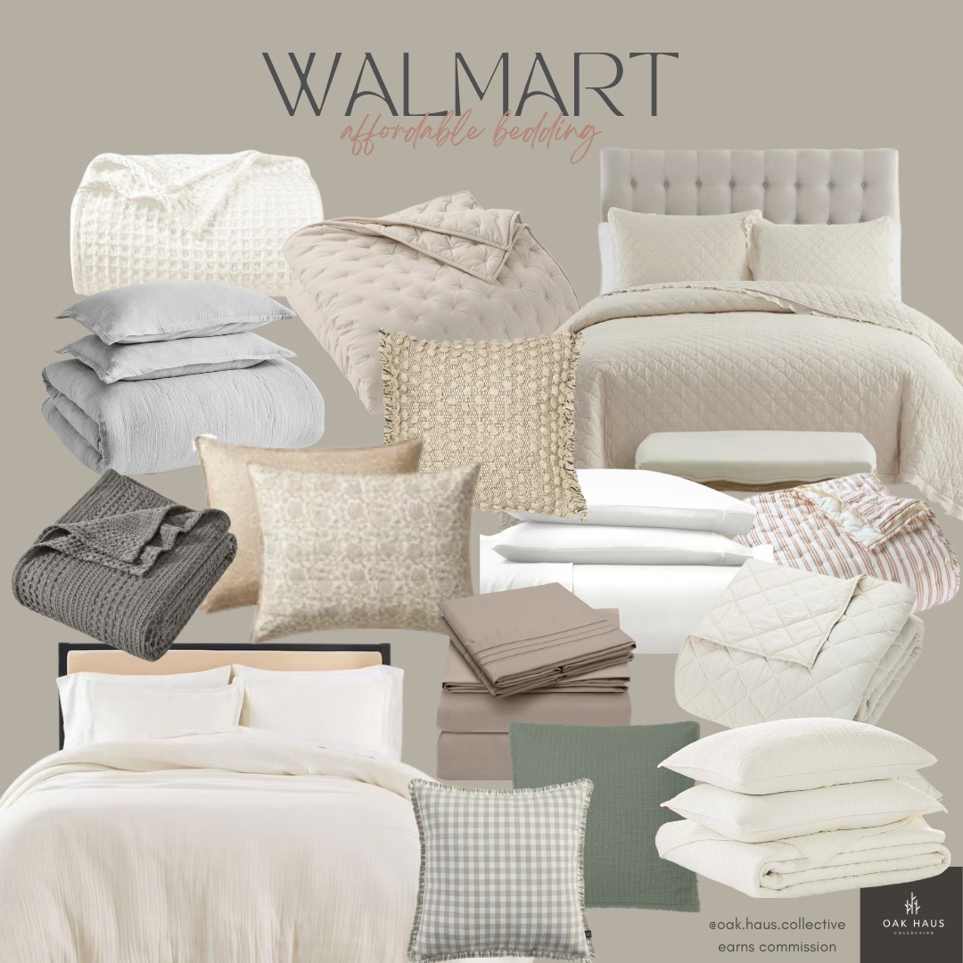 Walmart affordable bedding! 

Neutral bedding, waffle blanket, bedding, affordable bedding, modern bedding, layered bedding,

#LTKFamily #LTKHome #LTKFindsUnder50
