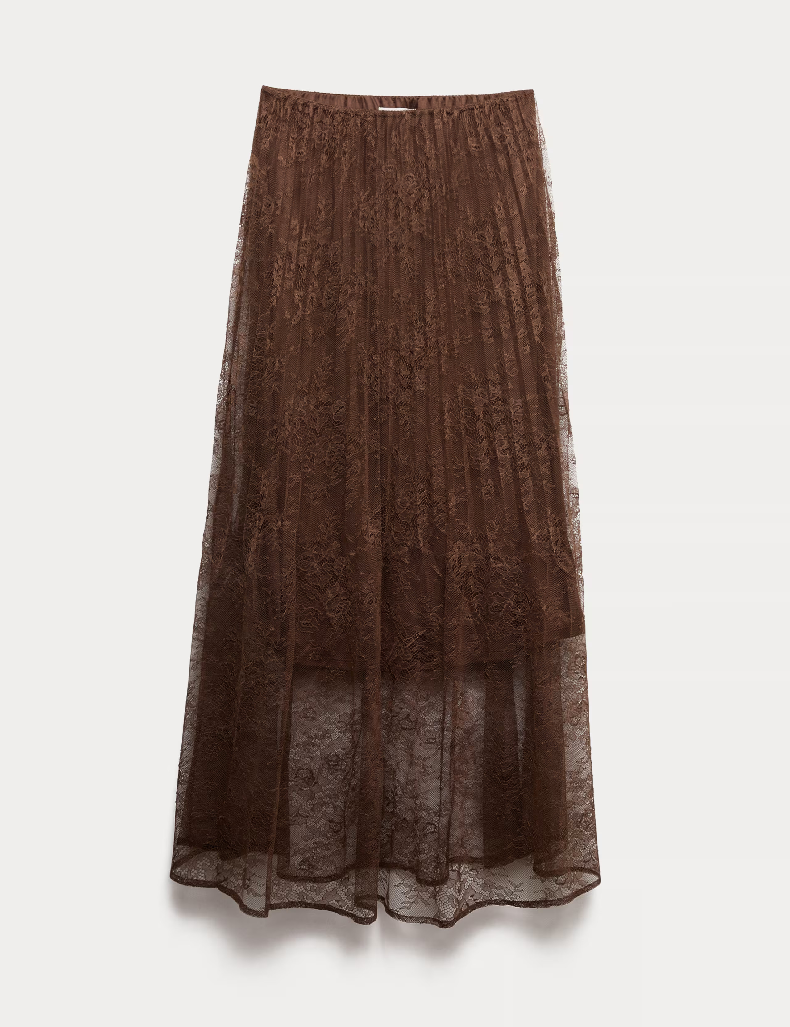 Lace Pleated Midaxi Skirt | Marks & Spencer (UK)