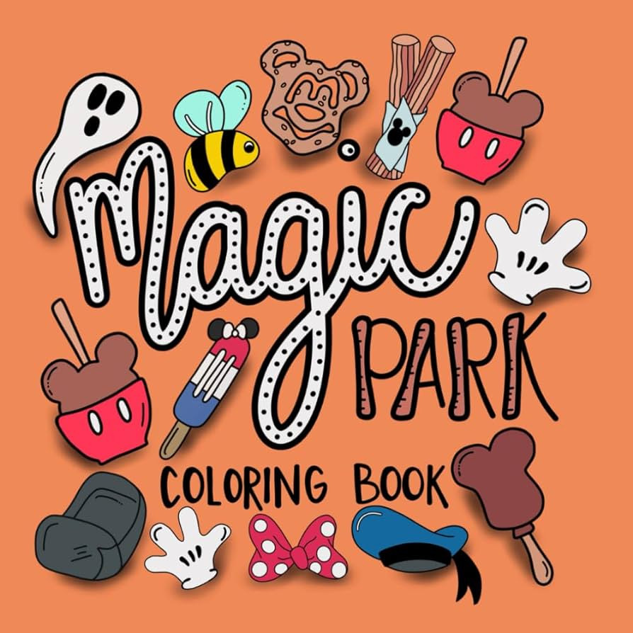 Magical Park Coloring Book: Simple And Bold Designs For Children and Adults | Amazon (US)