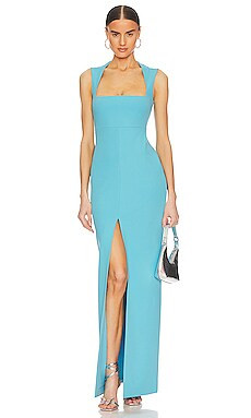 SOLACE London Sofia Maxi Dress in Blue from Revolve.com | Revolve Clothing (Global)