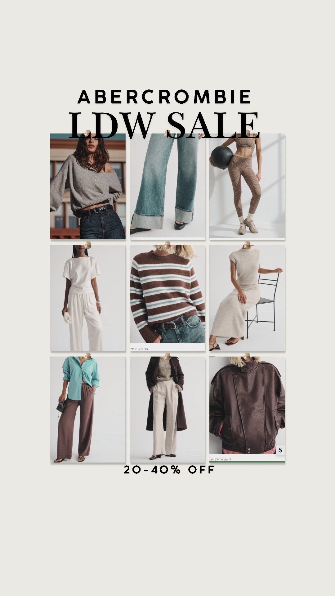 @abercrombie Labor Day weekend sale. 20-40% off. 
I have a code for an extra 15% off. Message me!! 

Fall outfit, fall fashion, jeans, leather jacket, fall sweater, workout set, work outfit, casual work outfit, business casual, striped sweater

#LTKSeasonal #LTKootd #LTKSaleAlert