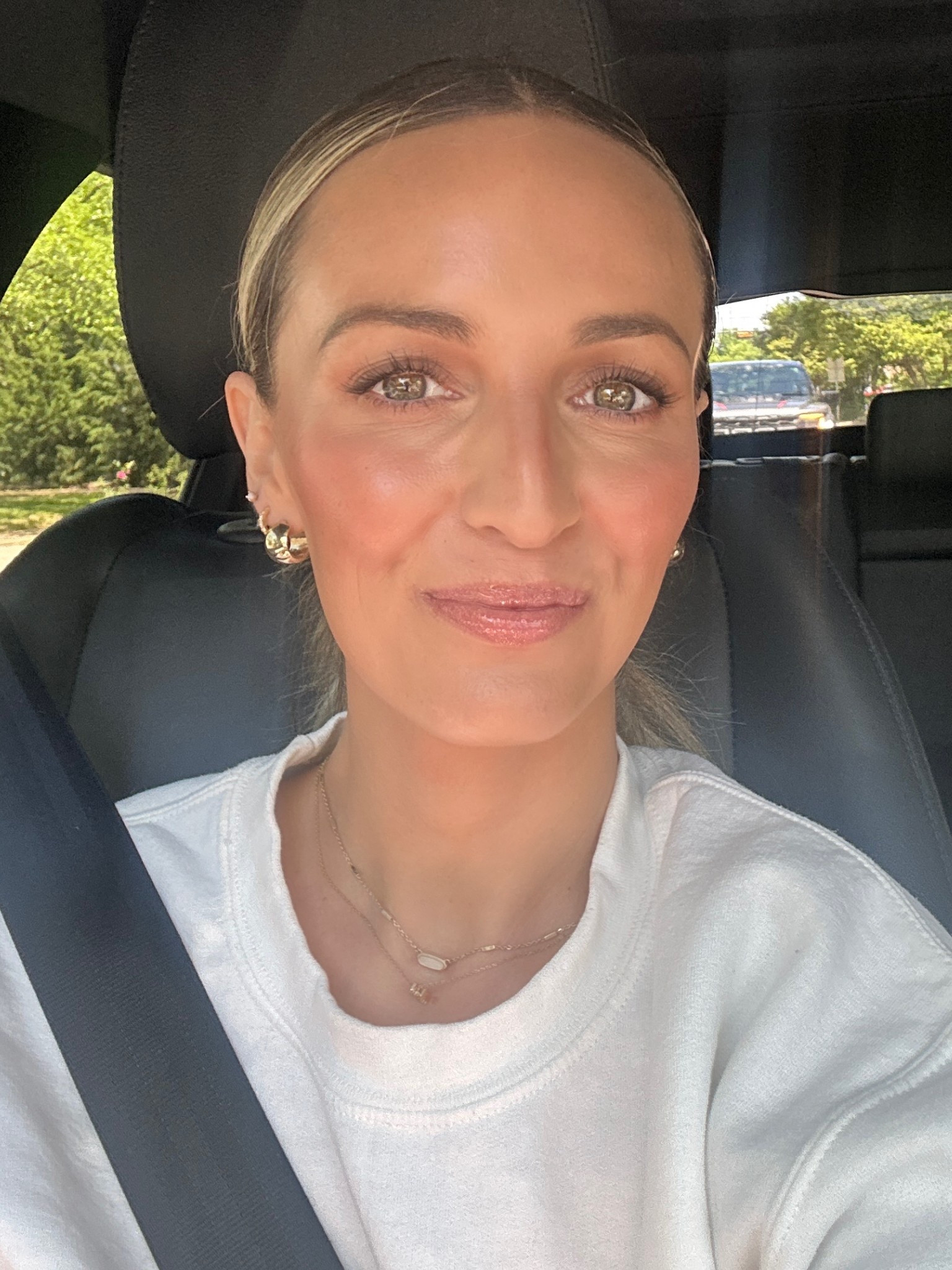 My go-to everyday glowy spring and summer makeup (and easy hair) routine! 

#easymakeup #everydaymakeup #glowymakeup #glowyfoundation #blush #bronzer #creambronzer 

#LTKStyleTip #LTKBeauty #LTKSeasonal